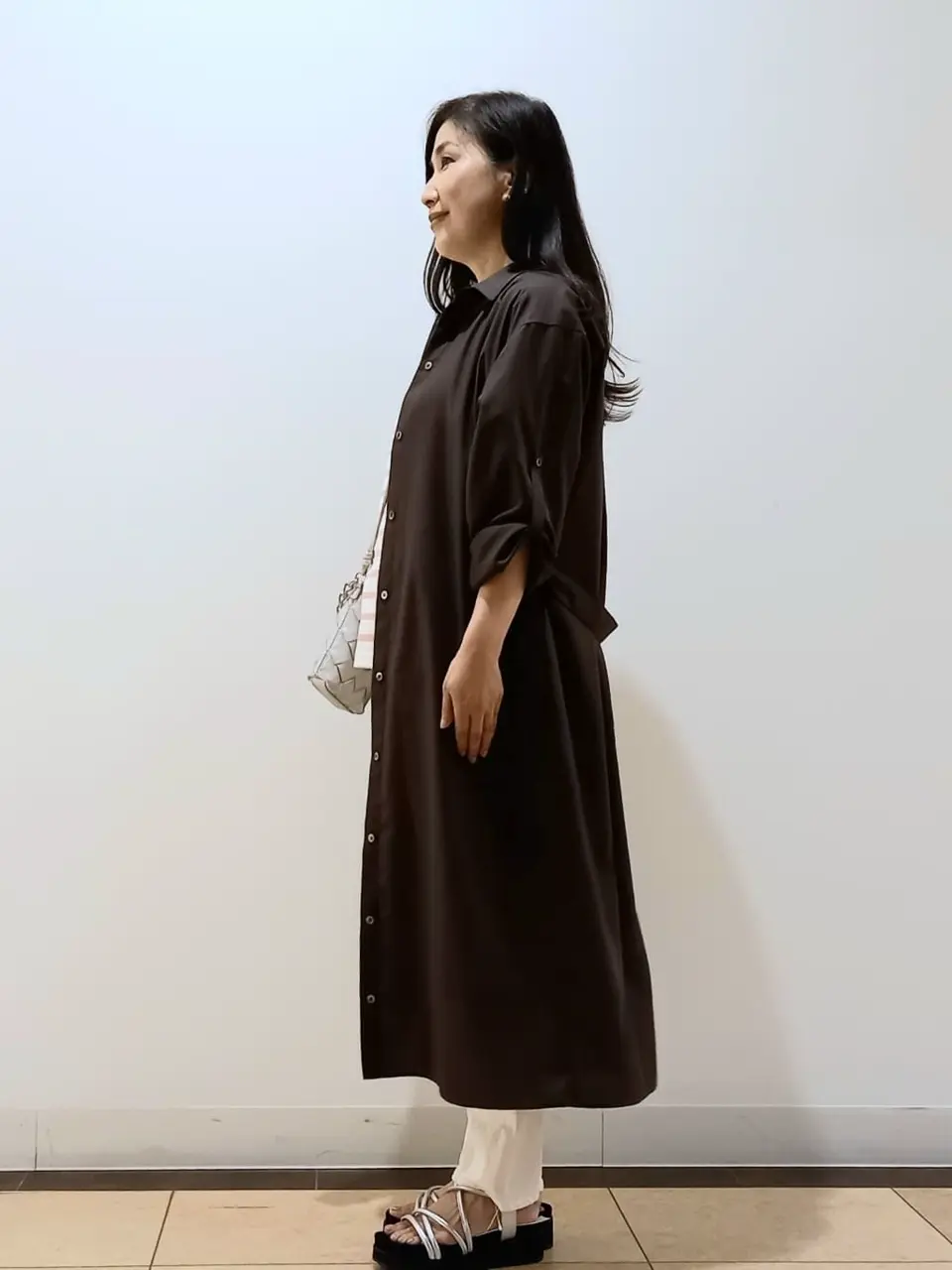 自由区 中川 コーディネート画像