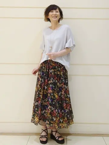 自由区 maruri コーディネート画像