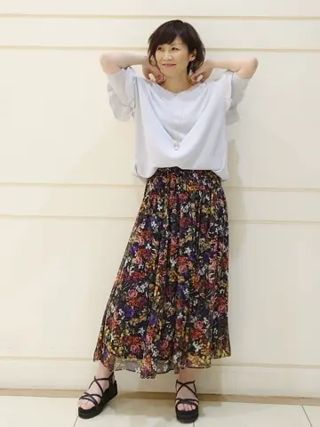 自由区 maruri コーディネート画像