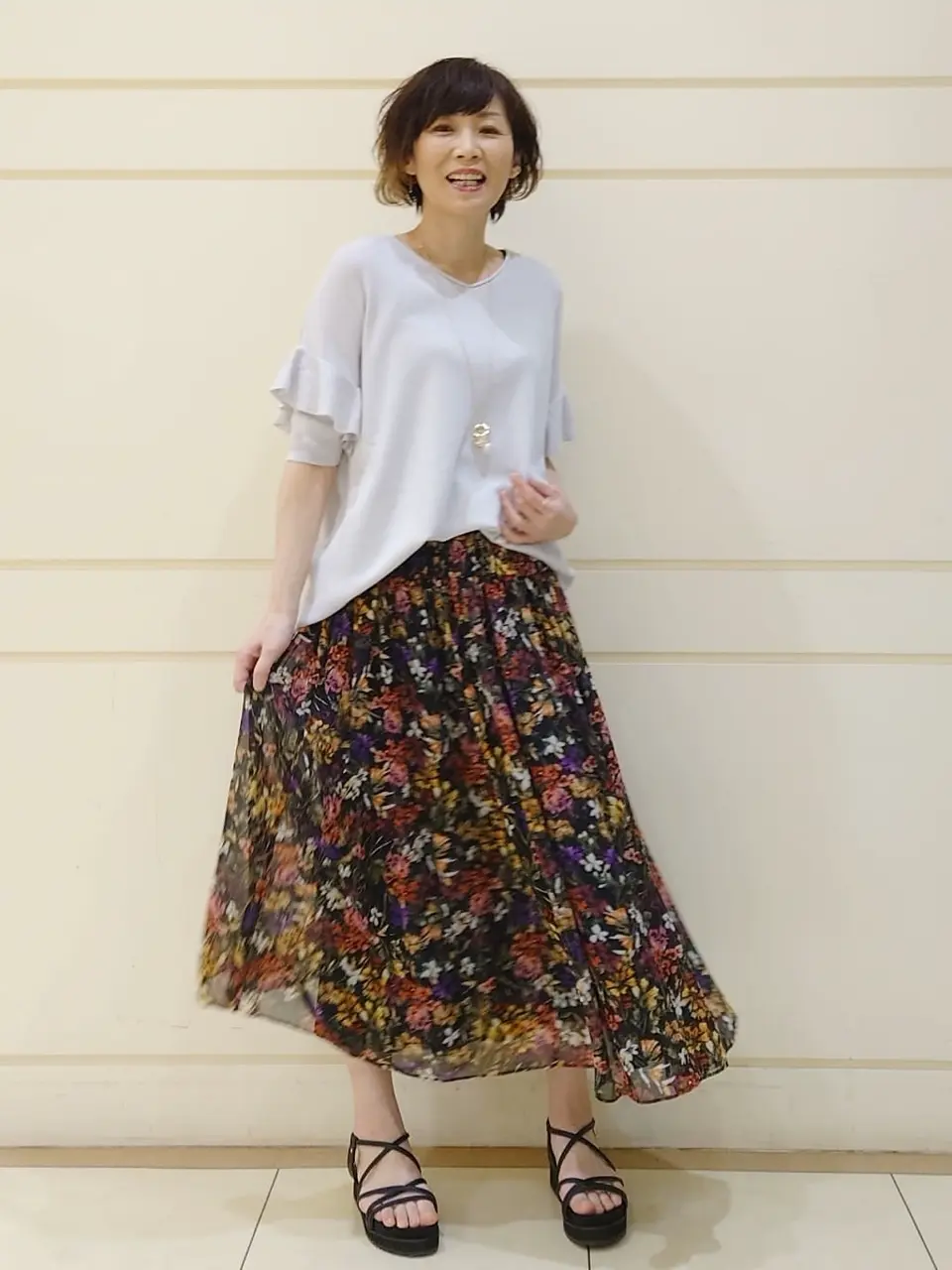 自由区 maruri コーディネート画像