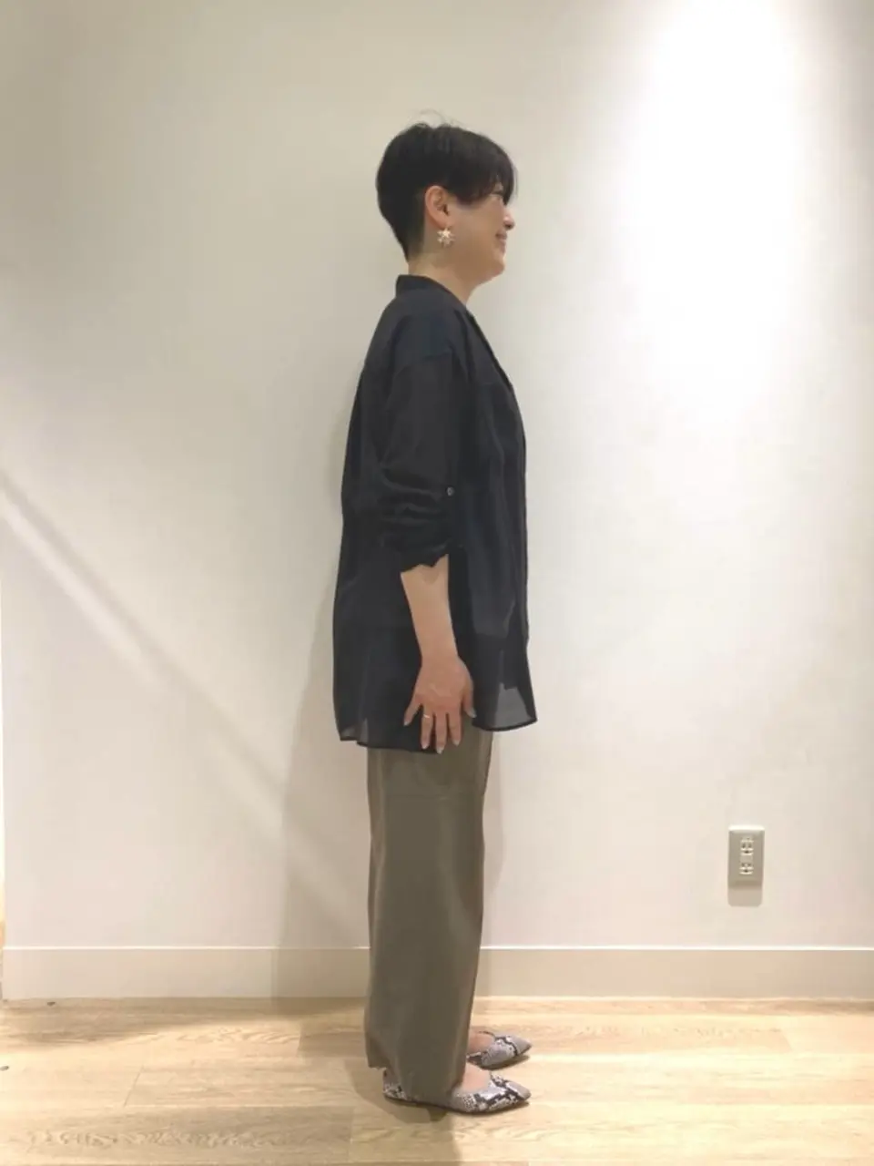 自由区 田中 コーディネート画像