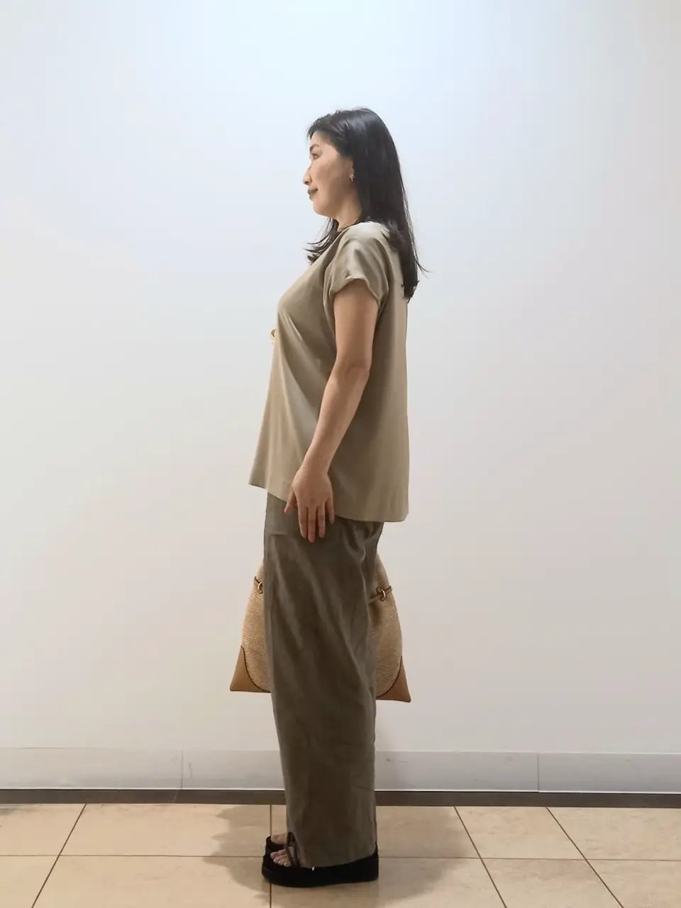 自由区 中川 コーディネート画像