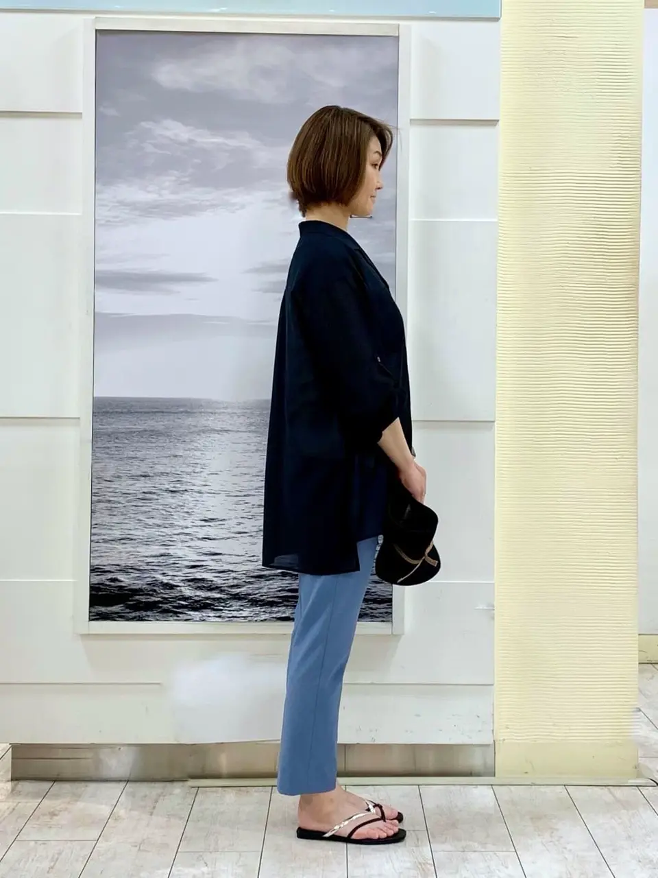 自由区 中鉢 コーディネート画像