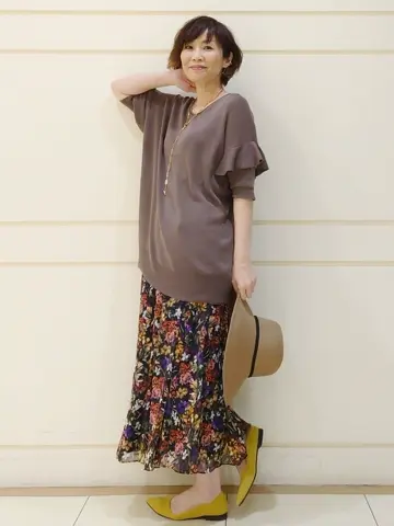 自由区 maruri コーディネート画像