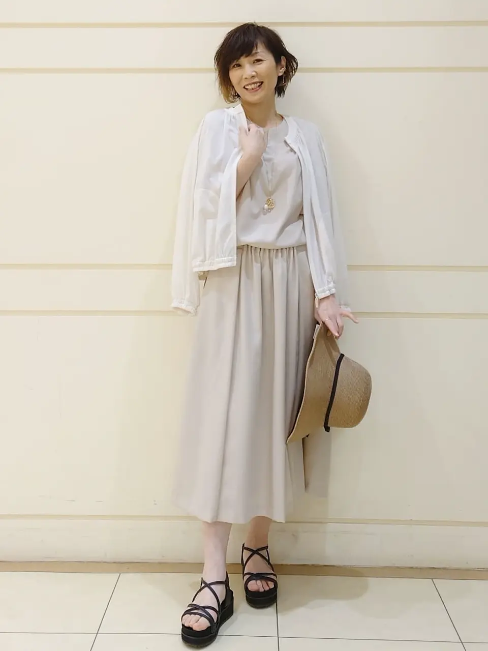 自由区 maruri コーディネート画像