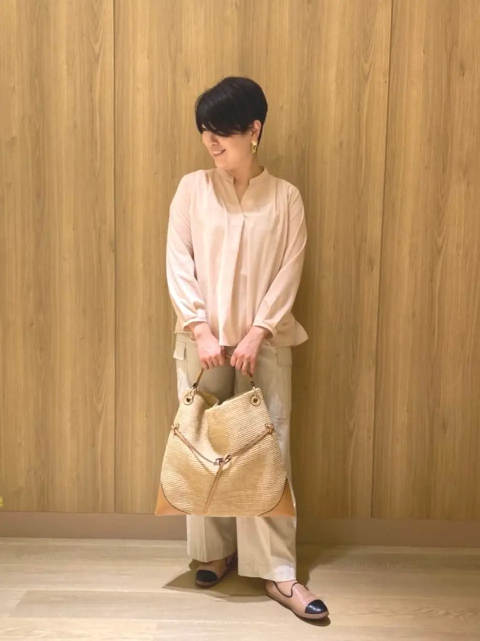 自由区 田中 コーディネート画像