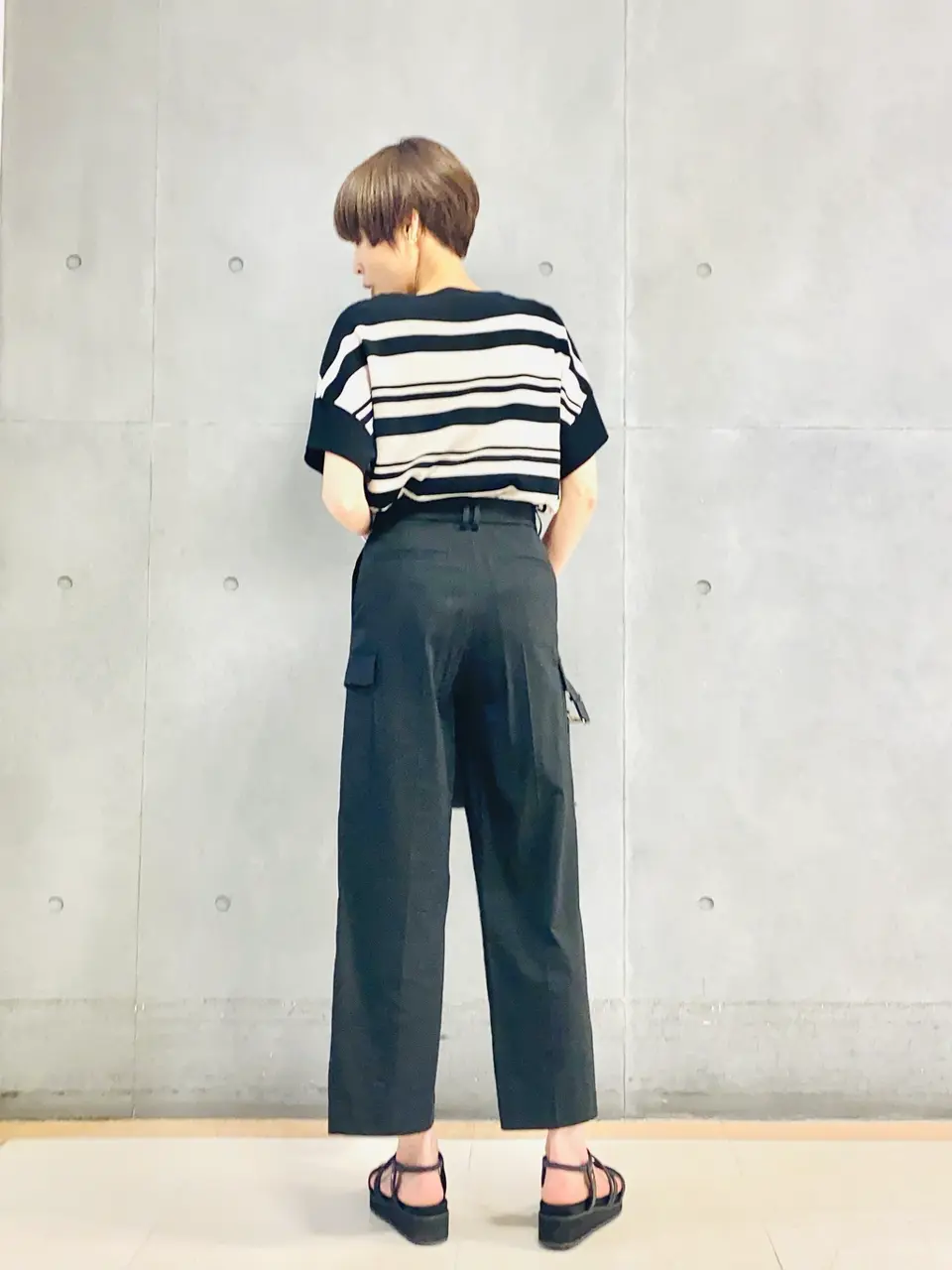 自由区 冨樫 コーディネート画像