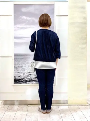 自由区 中鉢 コーディネート画像