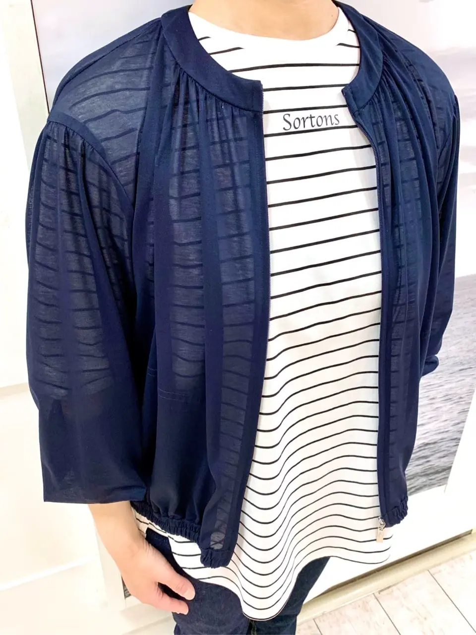 自由区 中鉢 コーディネート画像