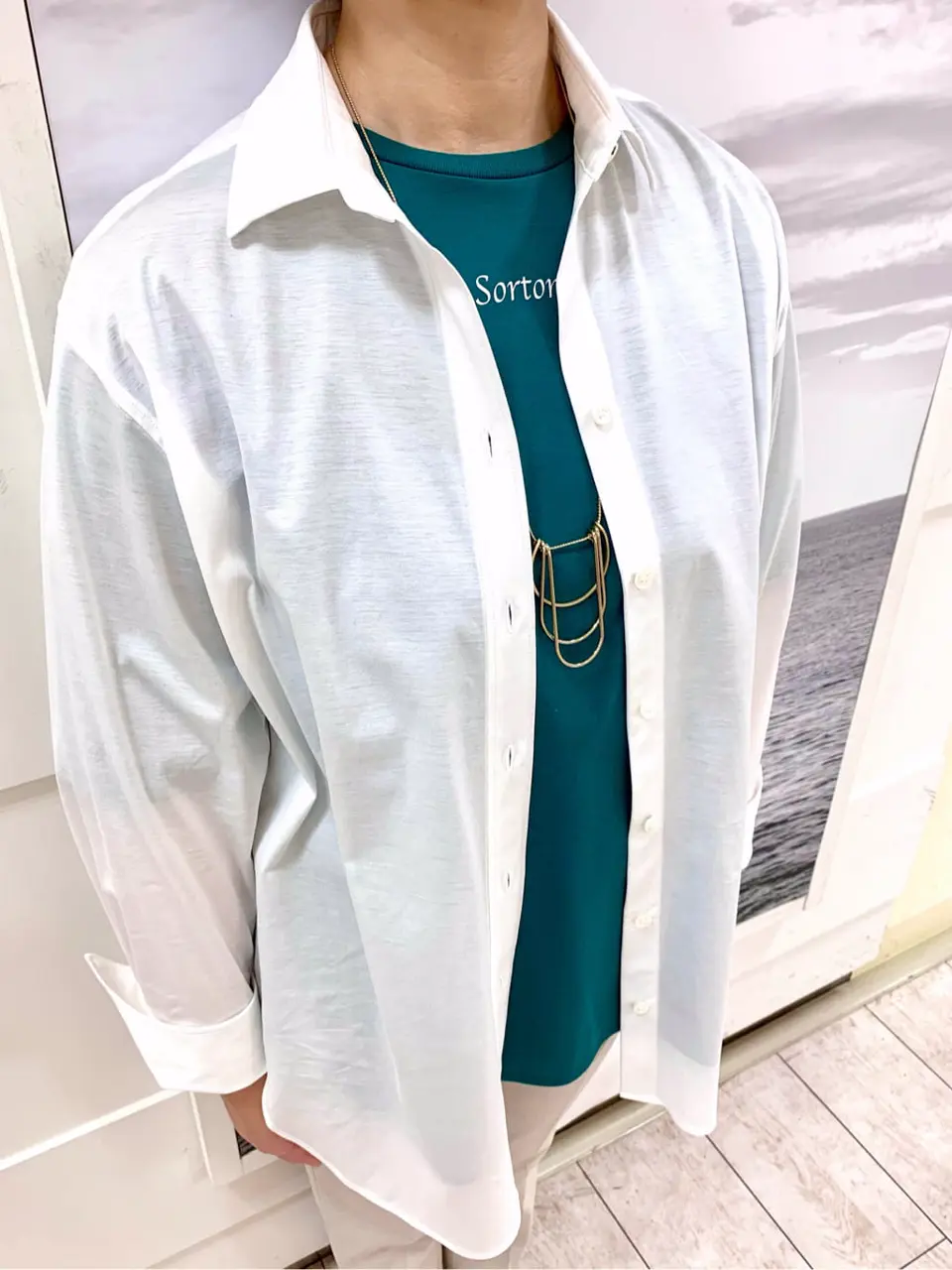 自由区 中鉢 コーディネート画像