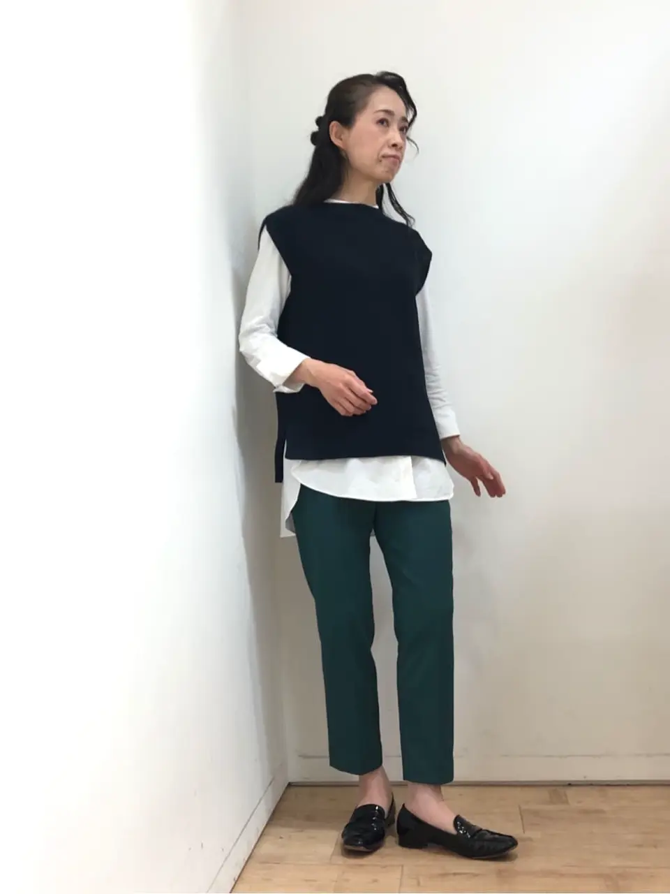 自由区 中尾 コーディネート画像