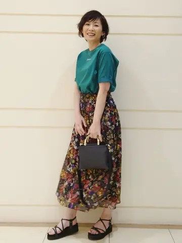 自由区 maruri コーディネート画像