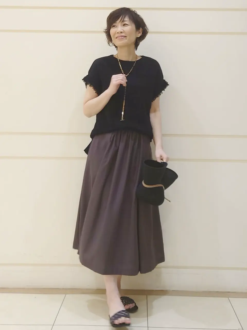 自由区 maruri コーディネート画像