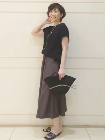 自由区 maruri コーディネート画像