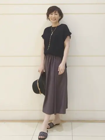 自由区 maruri コーディネート画像