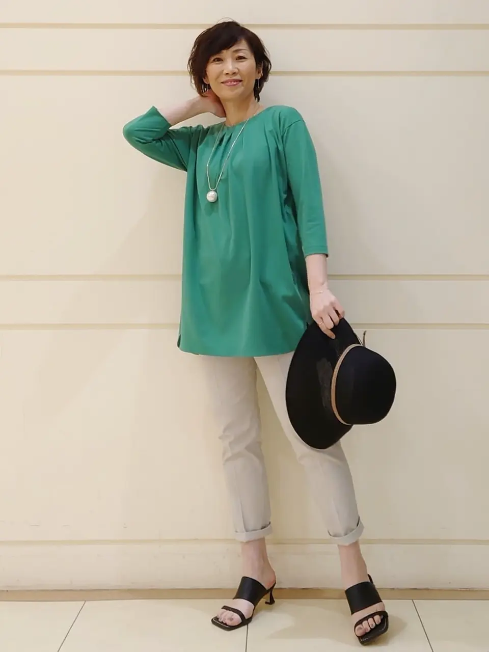 自由区 maruri コーディネート画像