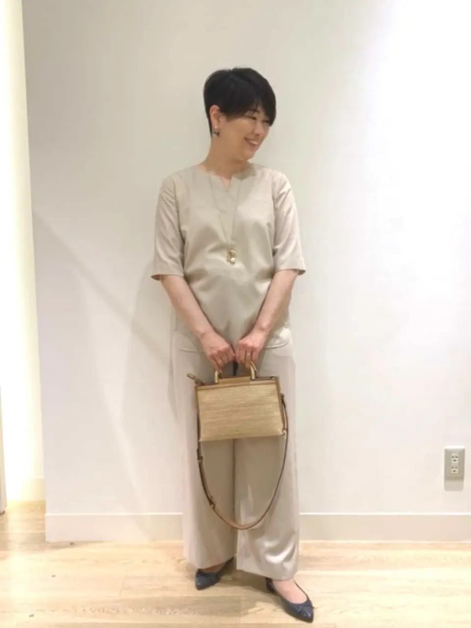 自由区 田中 コーディネート画像