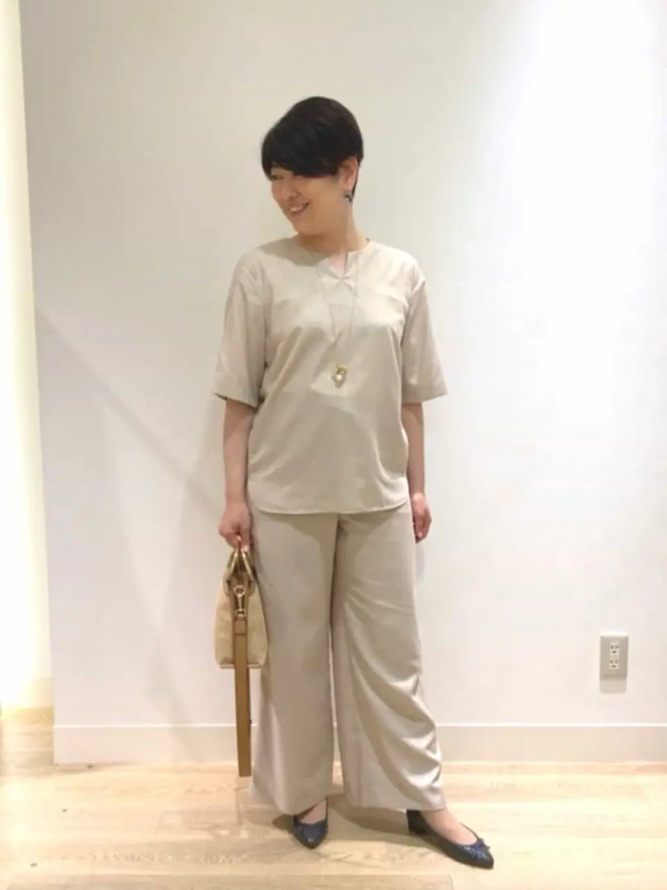 自由区 田中 コーディネート画像