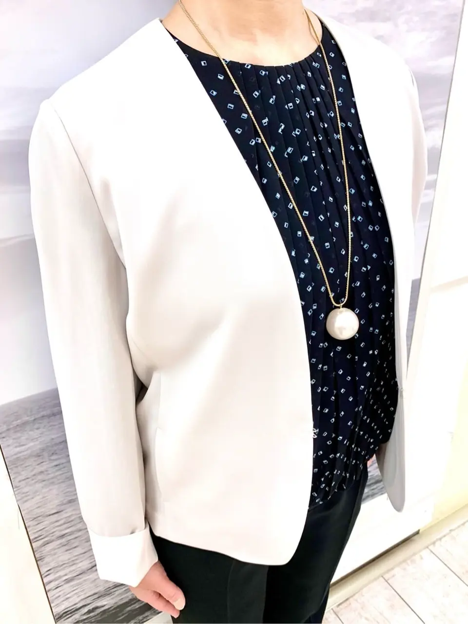 自由区 中鉢 コーディネート画像