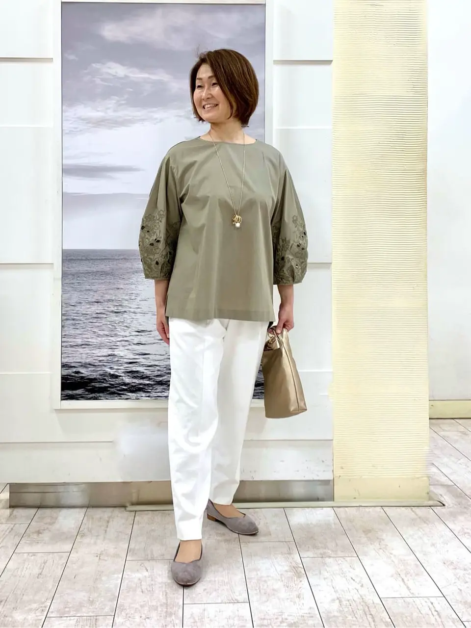  中鉢 コーディネート画像