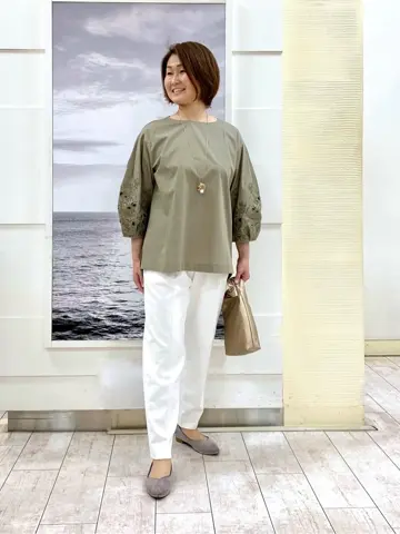 自由区 中鉢 コーディネート画像