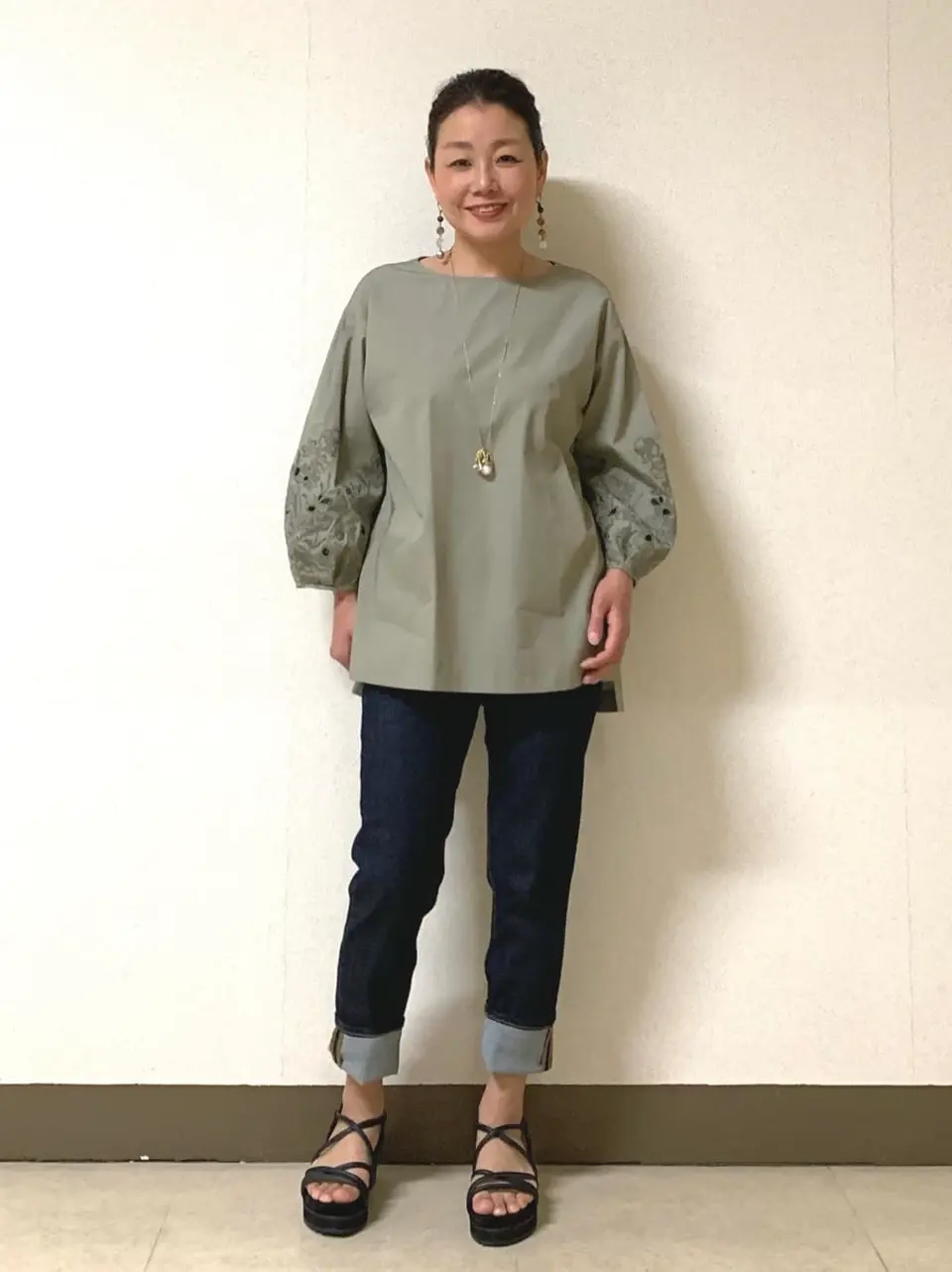 自由区 坂本 コーディネート画像