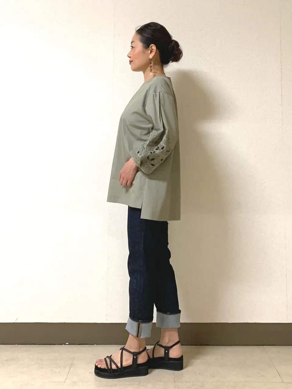 自由区 坂本 コーディネート画像