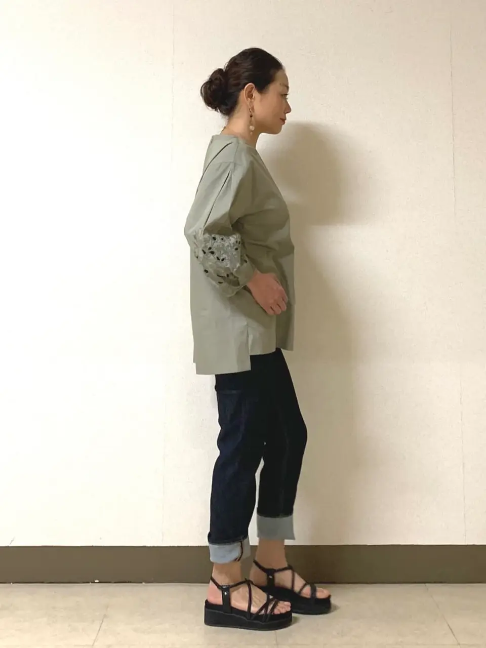 自由区 坂本 コーディネート画像