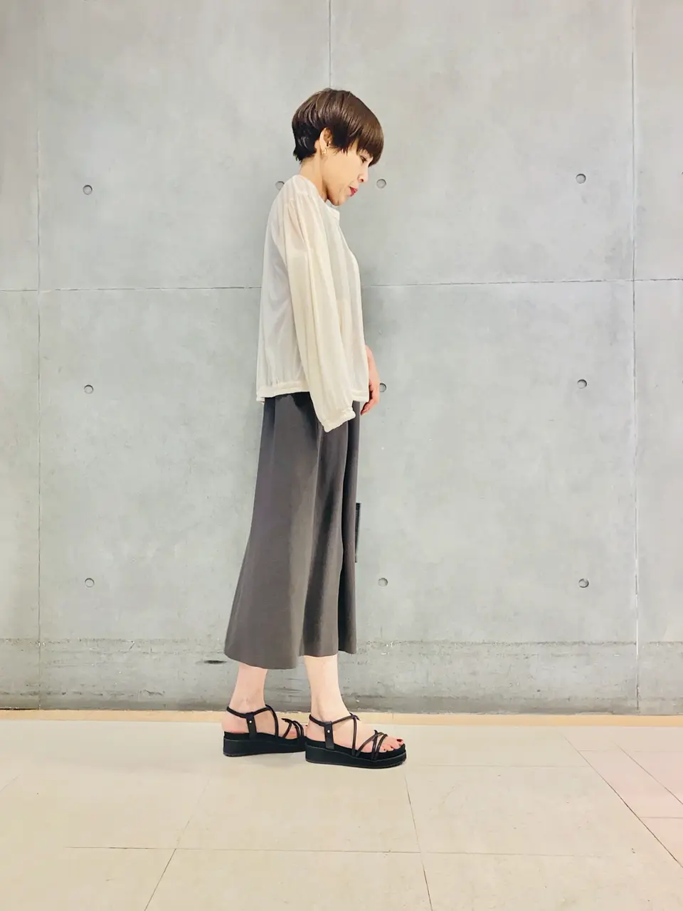 自由区 冨樫 コーディネート画像