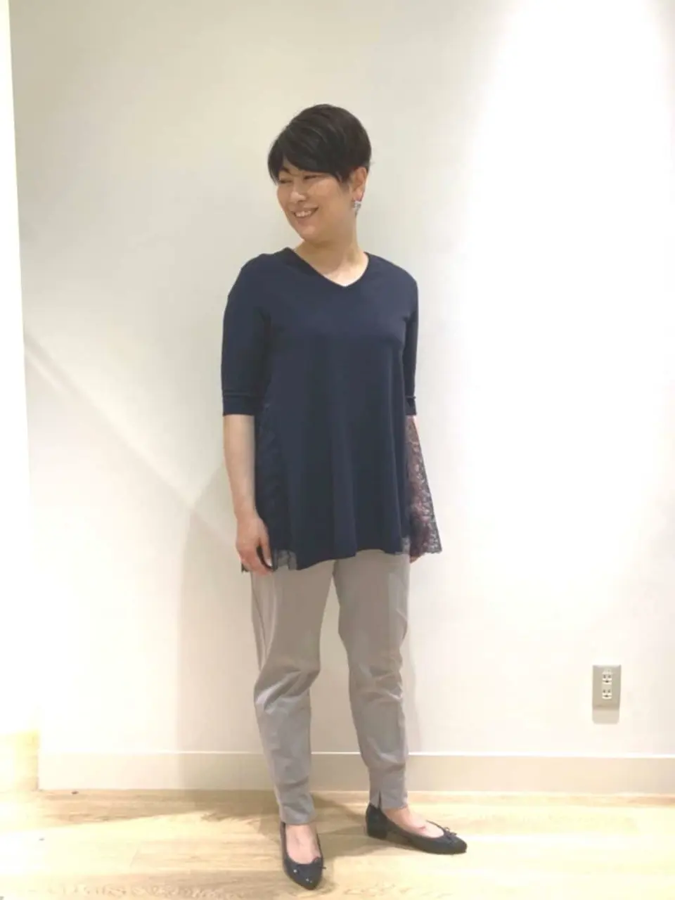 自由区 田中 コーディネート画像