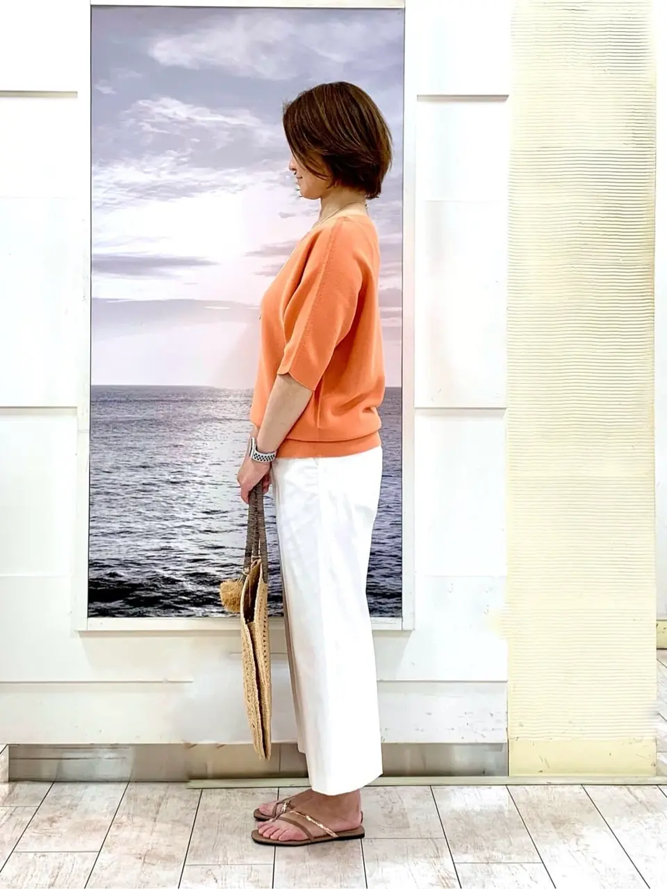 自由区 中鉢 コーディネート画像