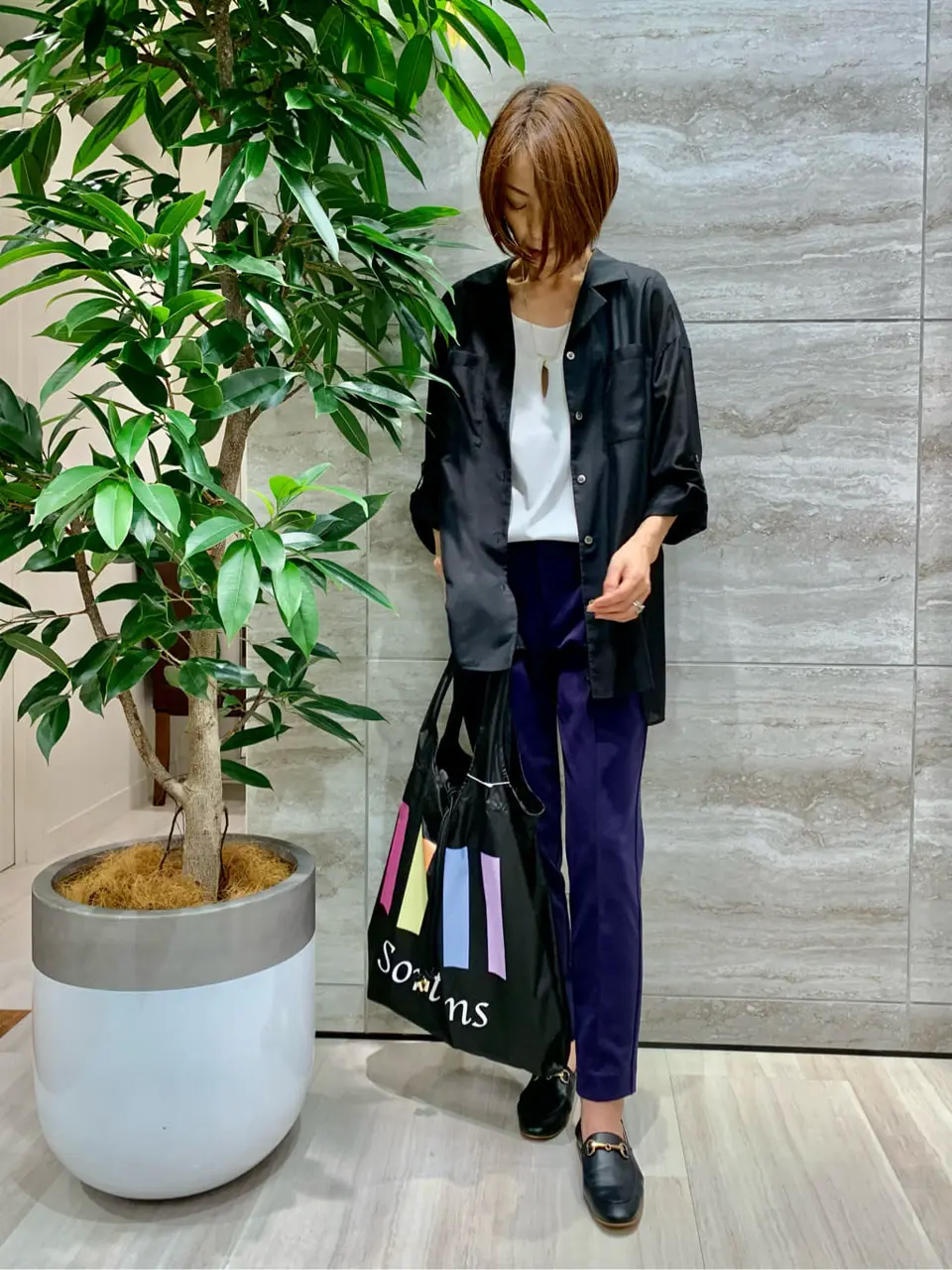 自由区 Ishii コーディネート画像