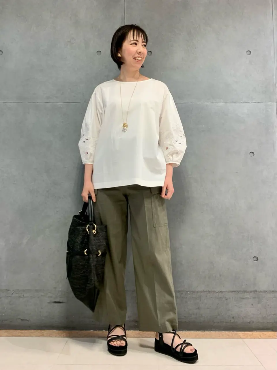 自由区 丸尾 コーディネート画像