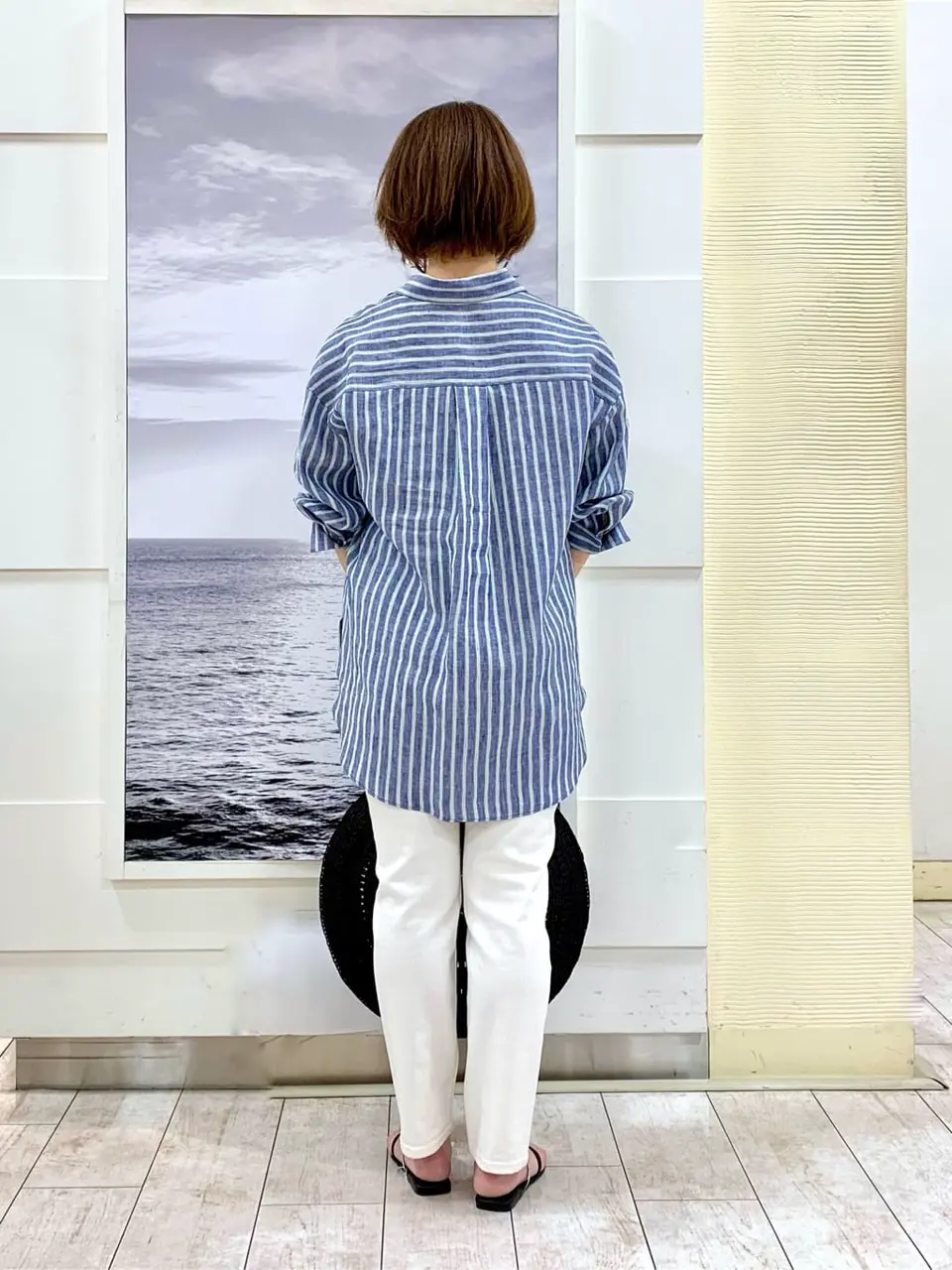 自由区 中鉢 コーディネート画像