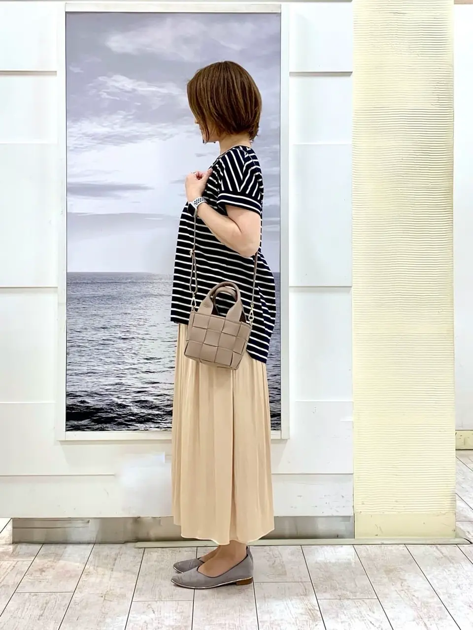 自由区 中鉢 コーディネート画像