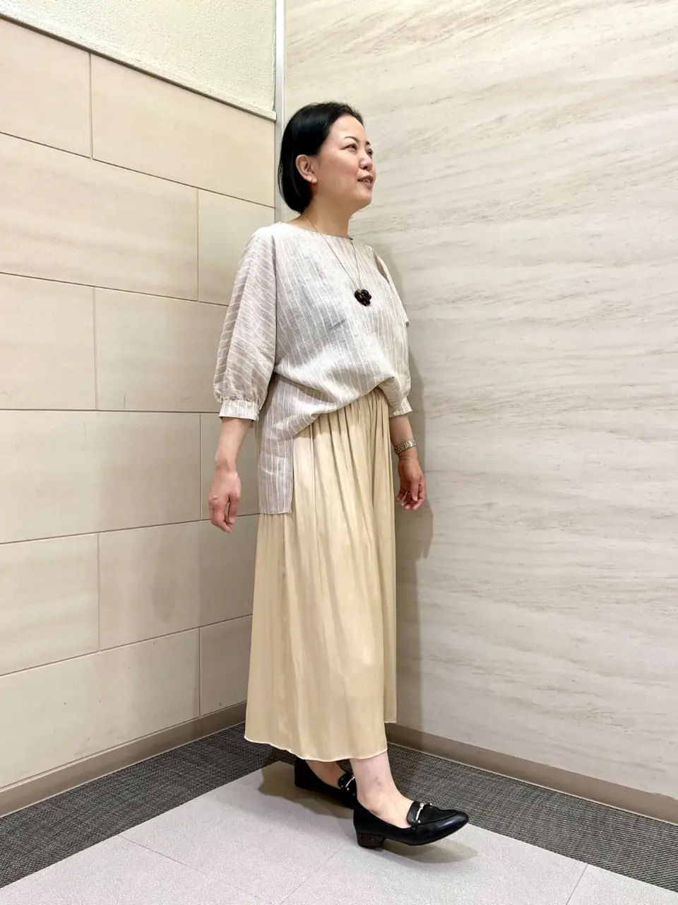 自由区 橋口 コーディネート画像