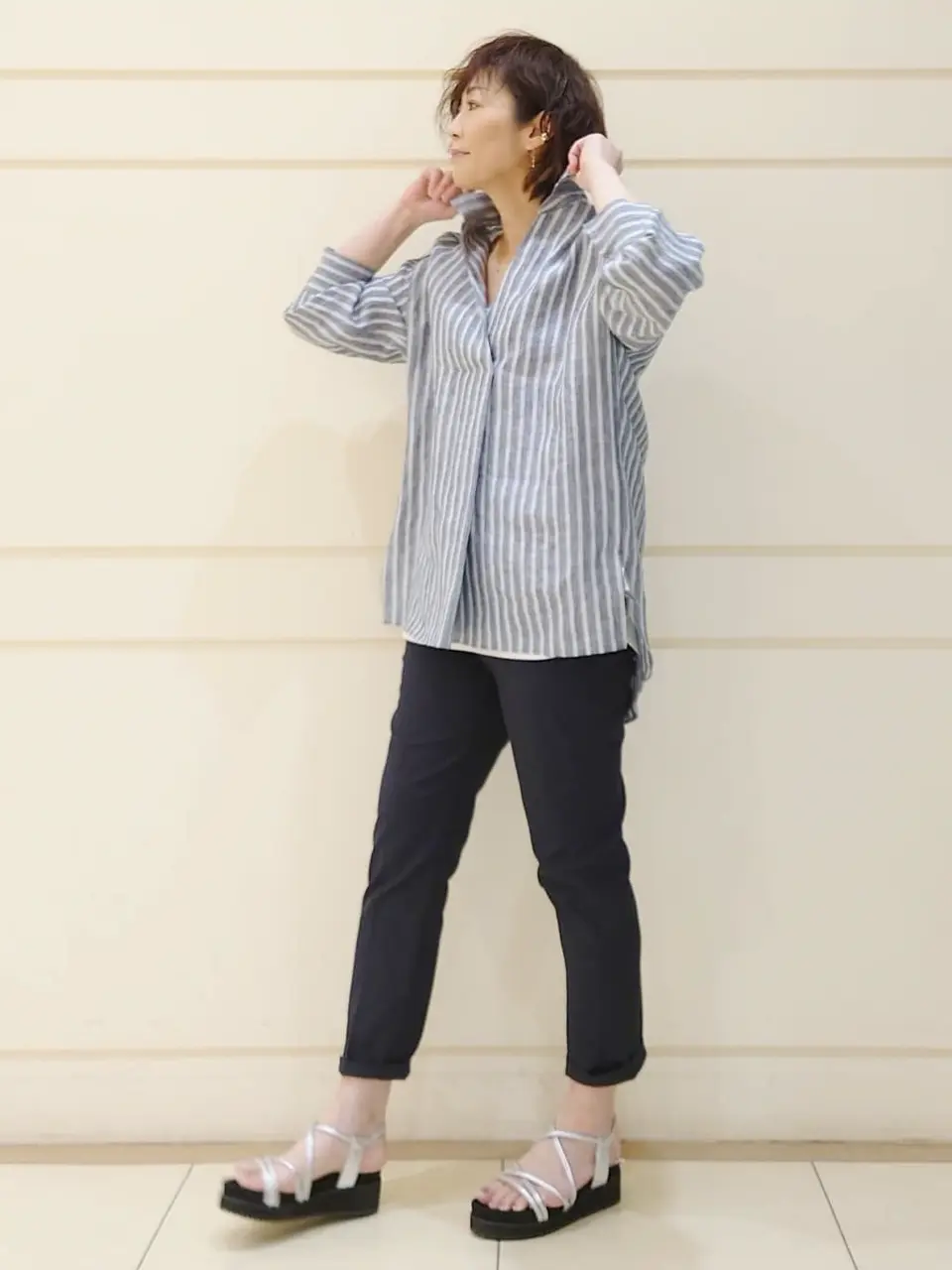 自由区 maruri コーディネート画像