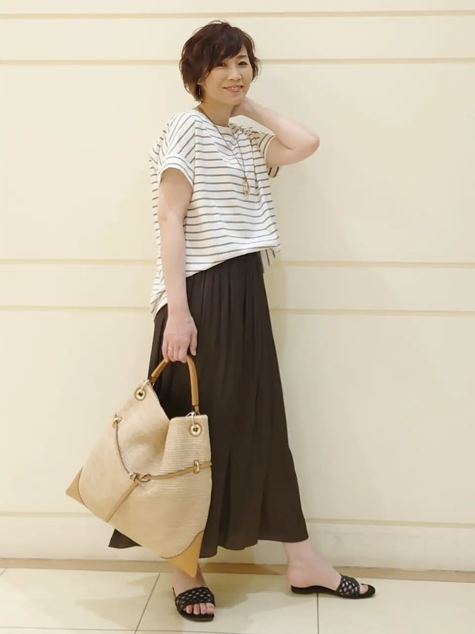 自由区 maruri コーディネート画像