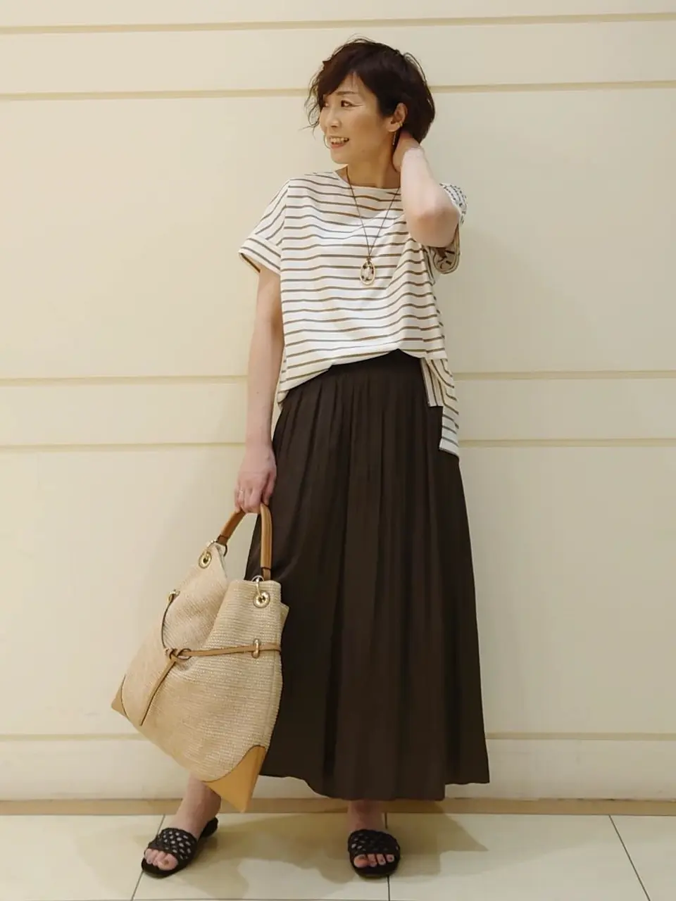 自由区 maruri コーディネート画像