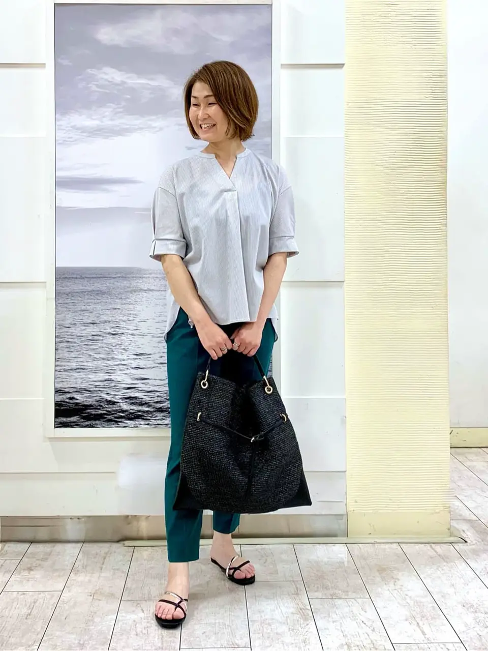  中鉢 コーディネート画像