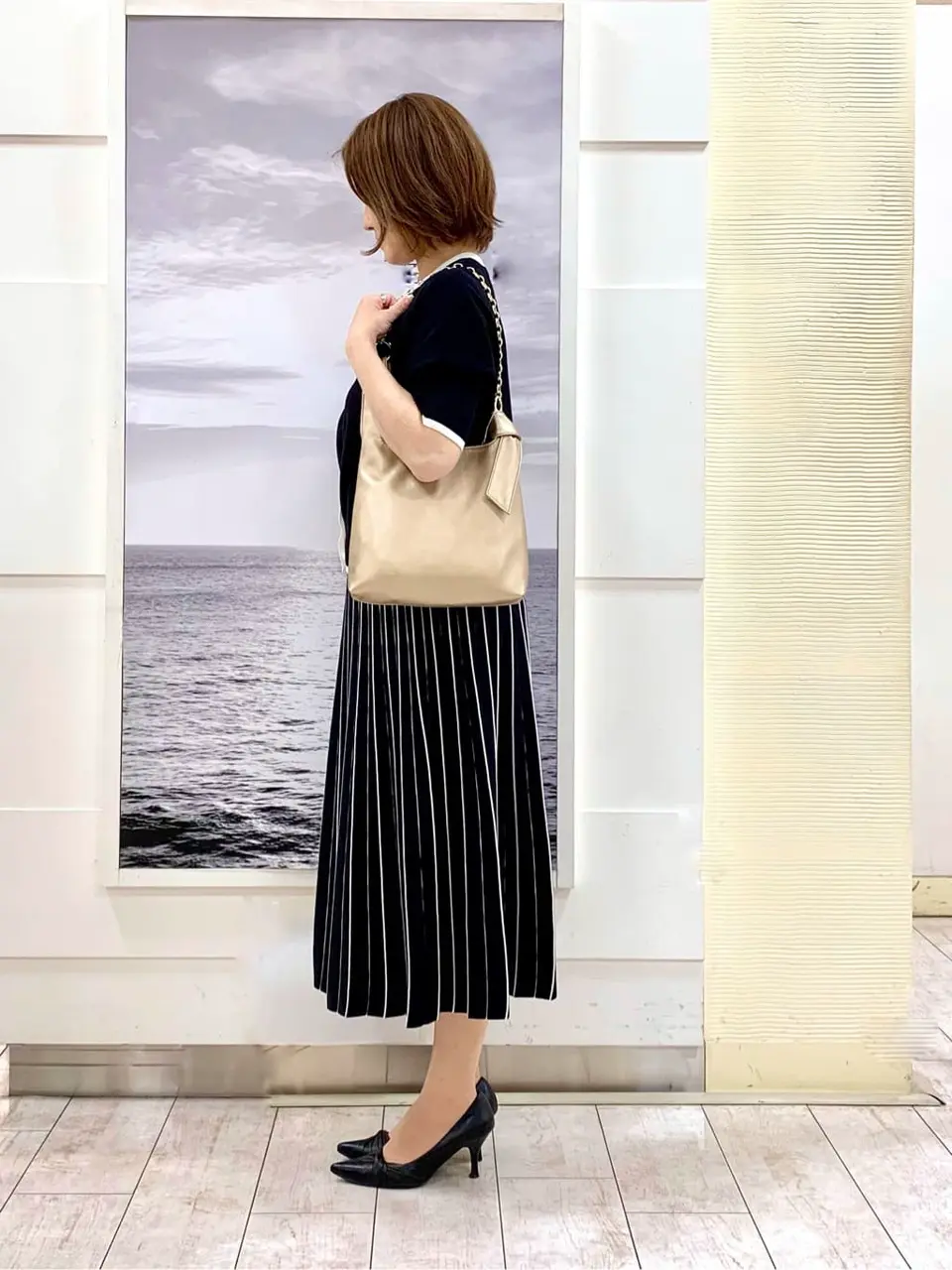 自由区 中鉢 コーディネート画像