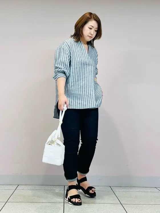 自由区 上島 コーディネート画像