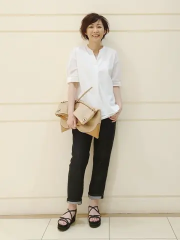 自由区 maruri コーディネート画像