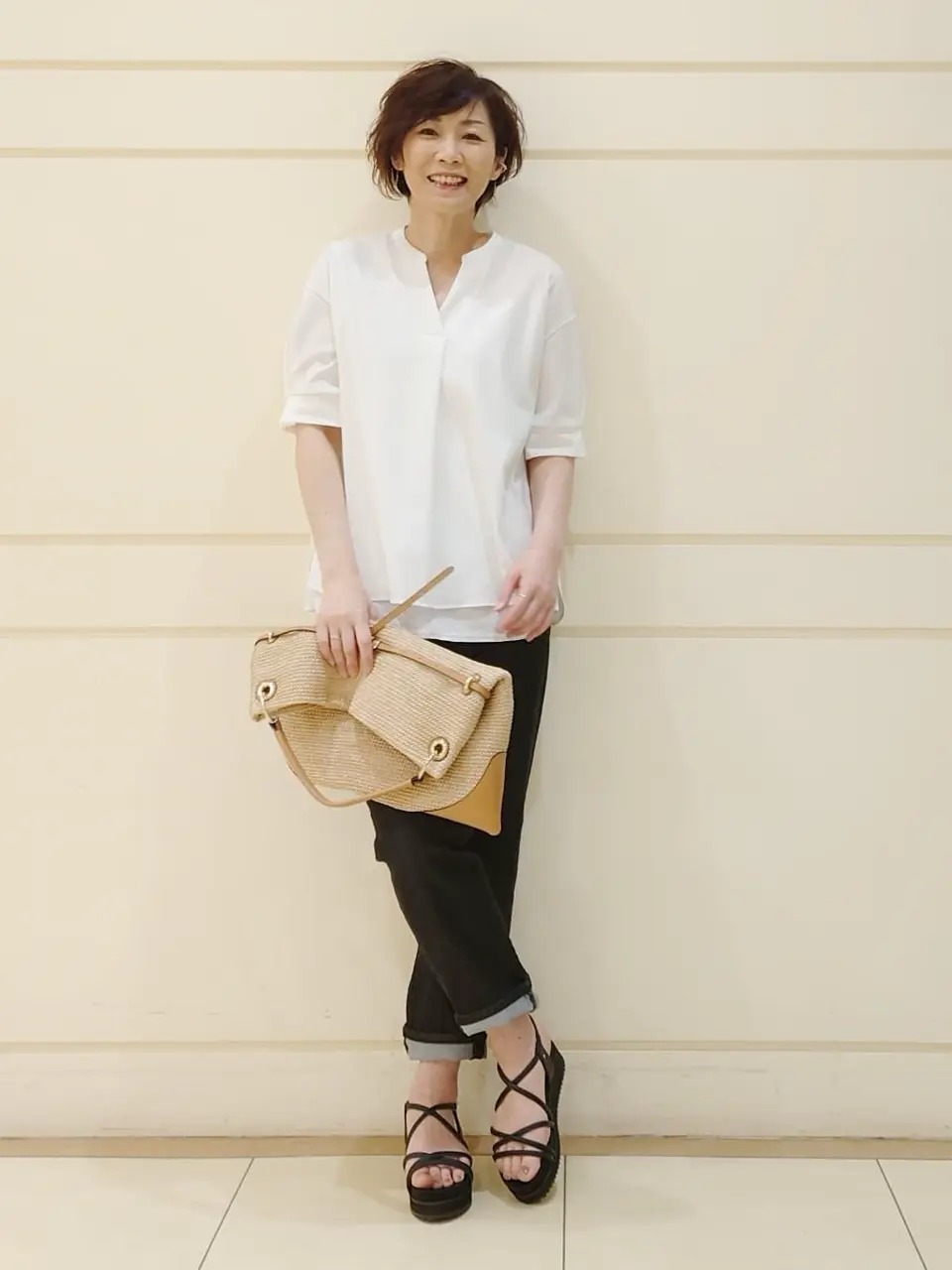 自由区 maruri コーディネート画像