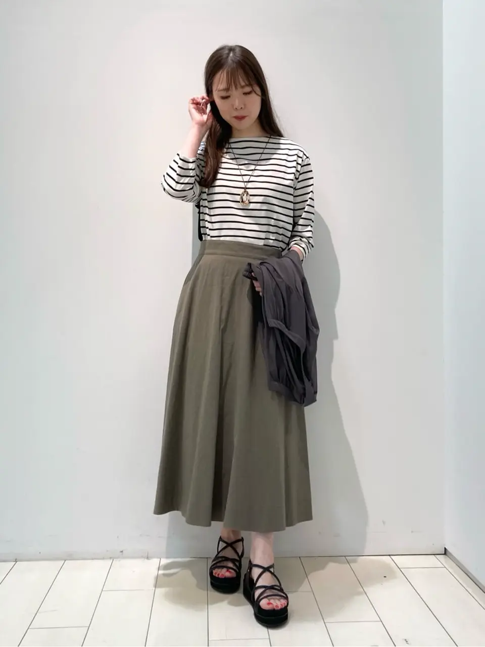  檀 コーディネート画像