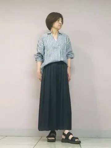 自由区 小森 コーディネート画像