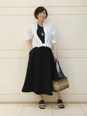 自由区 maruri コーディネート画像