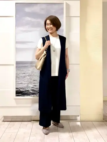 自由区 中鉢 コーディネート画像