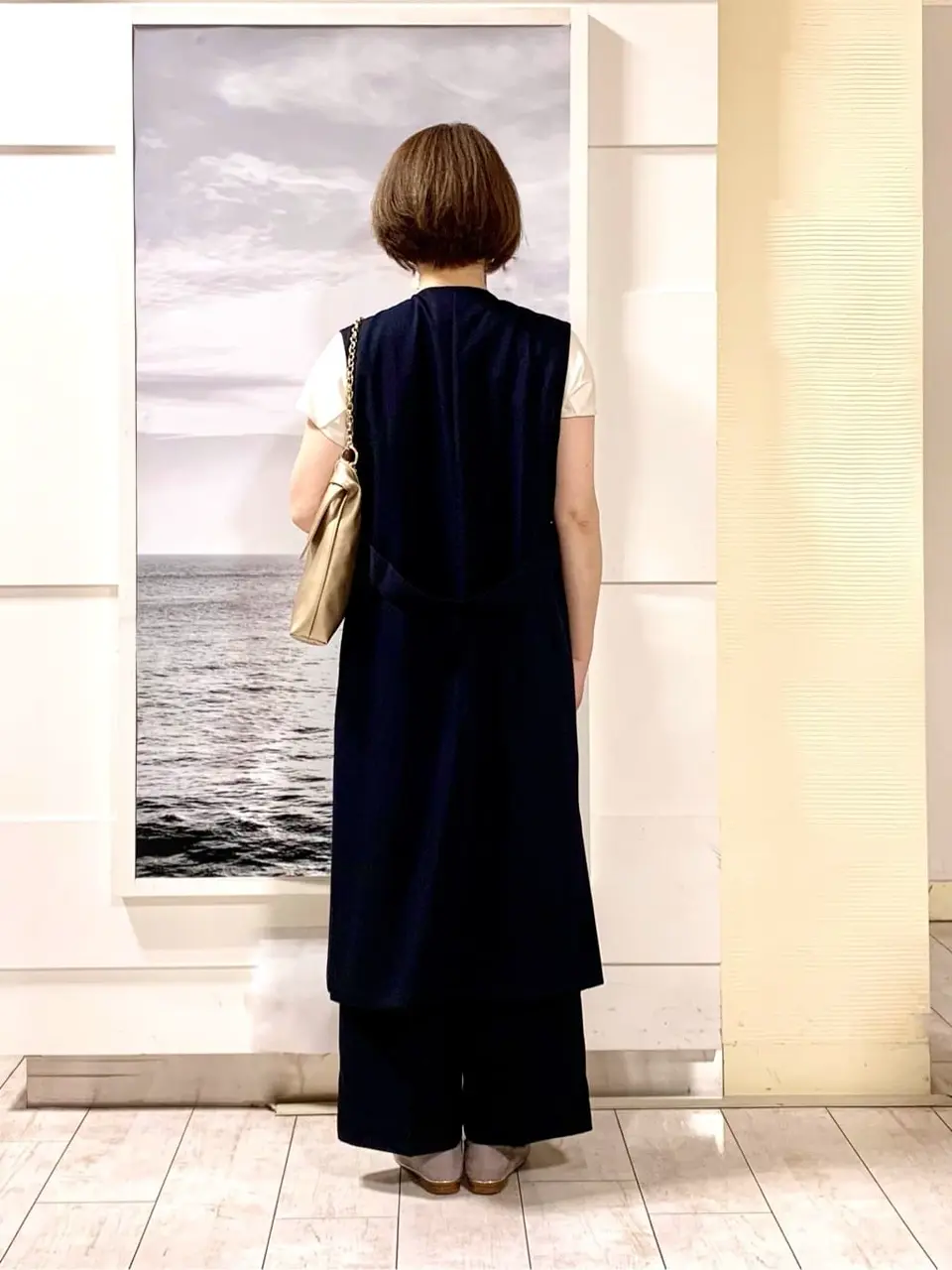 自由区 中鉢 コーディネート画像