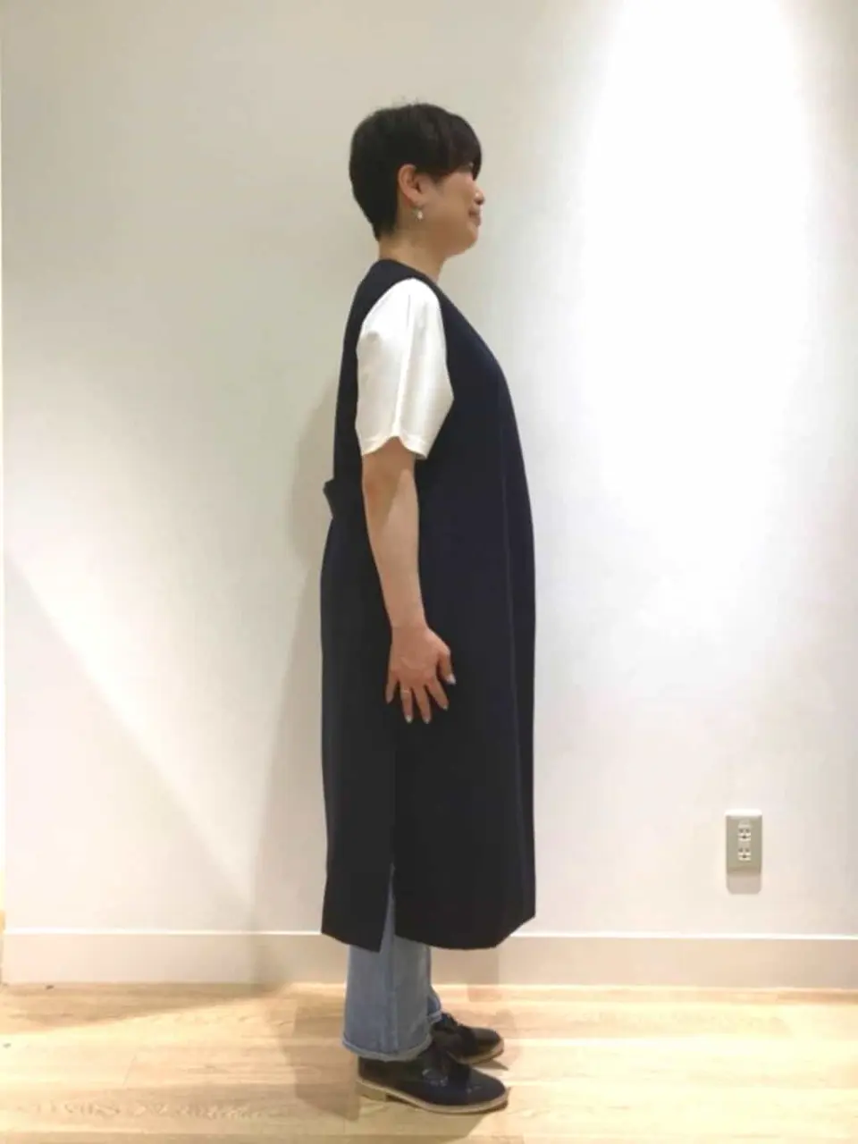 自由区 田中 コーディネート画像